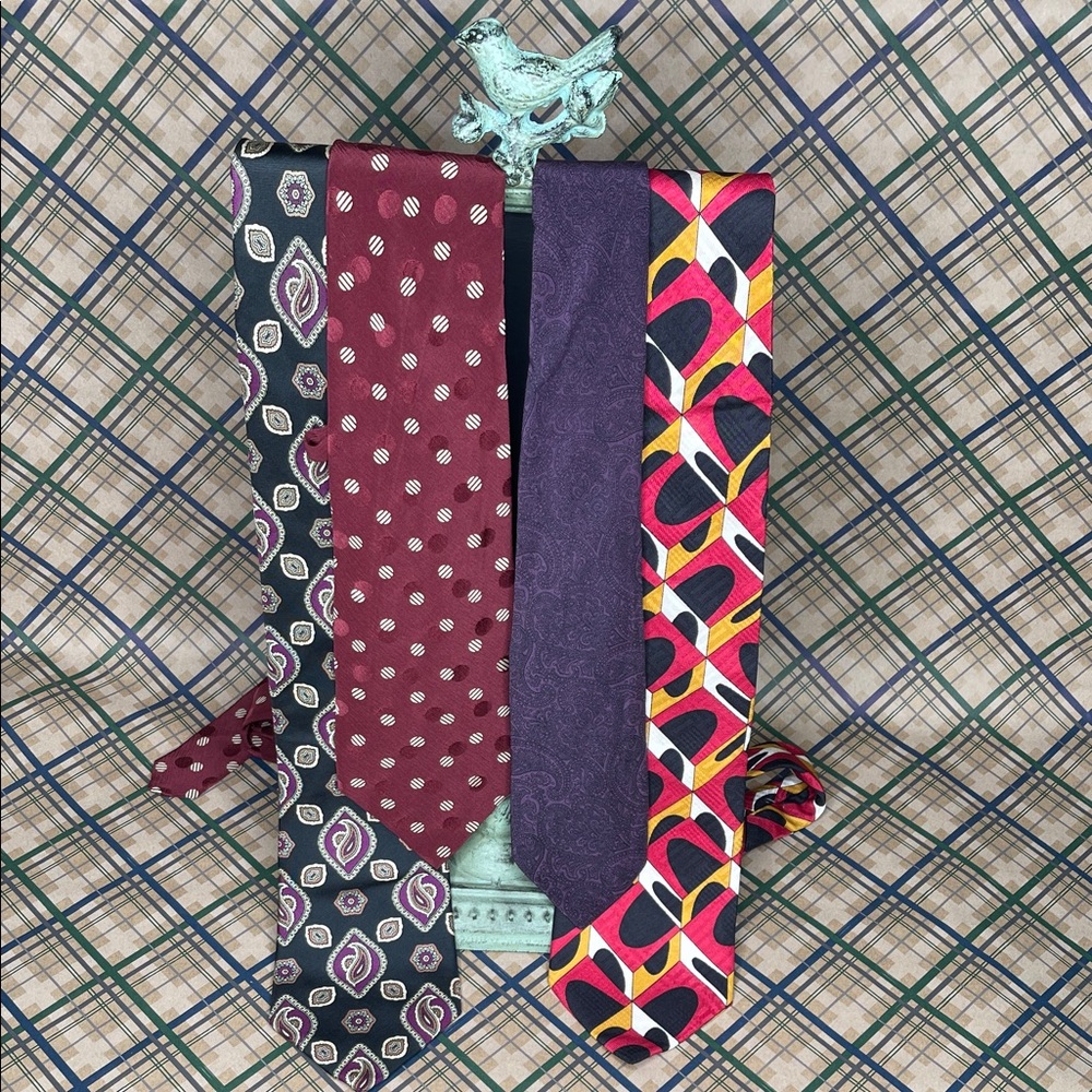 Geoffrey Beene Gian Carlo Lamberti Sutter & Grant Cellini Silk Tie Bundle